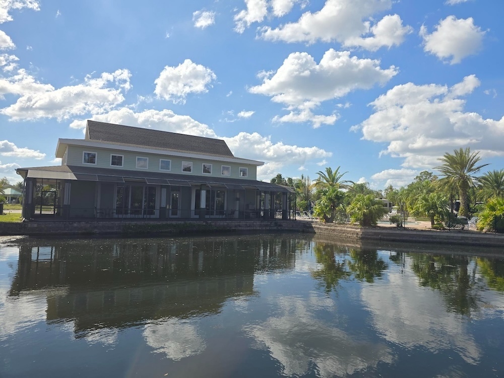 Clubhouse from the Lake